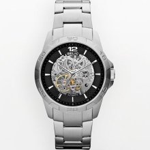 Relic Stainless Steel Automatic Skeleton Watch - Zr12013 - Men