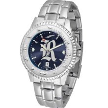 Rice Owls Mens Steel Anochrome Watch