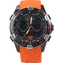 Rip Curl Guys' Ultimate Orbit Tidemaster 2 Watch - Black