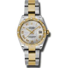 Rolex Datejust Midsize Diamonds 178343 mrj Women's Watch