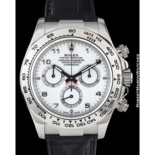 Rolex Daytona 116519 Chronograph 18k White Gold