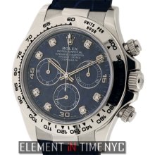 Rolex Daytona 18k White Gold Sodalite Diamond Dial