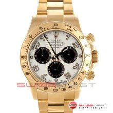 Rolex Daytona 18k Yellow Gold Panda Dial 116528 40MM Model