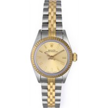 Rolex Ladies Oyster Perpetual 2-tone Watch 67193