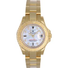 Rolex Lady Yacht-Master 18k Gold Ladies Watch 169628