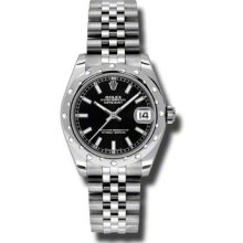 Rolex Oyster Perpetual Datejust 178344 bkdo women Watch