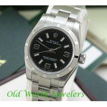 Rolex steel ladys oyster perpetual ref 176210