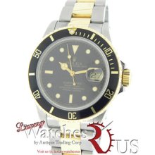 Rolex Submariner 16803 Stainless Steel 18k Yellow Gold