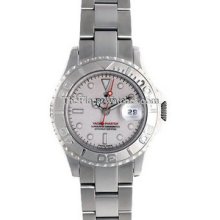 Rolex Yacht-Master 29mm Steel/Platinum Ladies Watch 169622