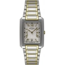 Rotary Gb02606-21 Mens Two Tone Watch