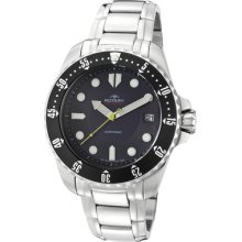 Rotary Men's Aquaspeed Black Dial Stainless Steel