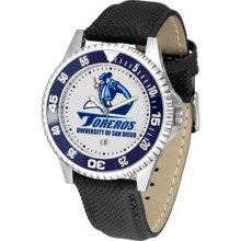 San Diego Toreros USD NCAA Mens Leather Wrist Watch ...