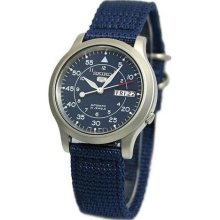 Seiko Men's Stainless Steel Seiko 5 Military Automatic Blue Dial SNK807K2