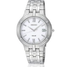 Seiko Men's Stainless Steel Solar Dress Watch Promotional