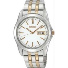 Seiko SGGA45 Mens Stainless Steel Dress White Dial