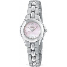 Seiko Women's Dress Watch Stainless Steel Pink Mother of SXGN09