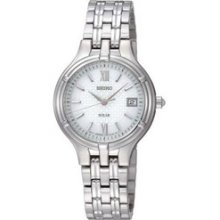 Seiko Women's Stainless Steel Solar Dress Watch Sut015 Sut015