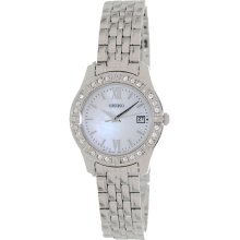 Seiko Women's SXDE49 Silver Stainless-Steel Quartz Watch with Mother-Of-Pearl Dial