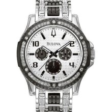 Silver Dial Crystal, Men's Bulova