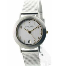 Skagen 3-Hand with Date Steel Mesh Women's watch #CORP16SSGS