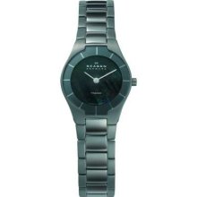 Skagen Black Label Ladies' Circle Analogue Dial Gunmetal 585XSTXM Watch