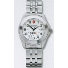 Small White Dial Companion Stainless Steel Watch