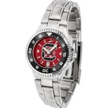 South Carolina Gamecocks Women's Stainless Steel Dress Watch