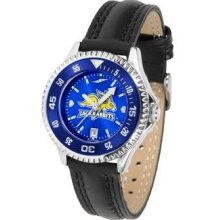 South Dakota Jackrabbits Ladies Leather Wristwatch