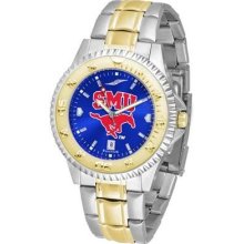 Southern Methodist Mustangs SMU NCAA Mens Two-Tone Anochrome Watc ...