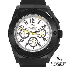 STRUMENTO MARINO SM055RBK/WH Chronograph Men's Watch