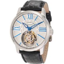 Stuhrling 296d 331x2 Viceroy Tourbillon Mechanical Ss Case Leather Mens Watch