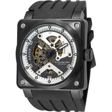 Stuhrling Original Men's 179xl.335610 Raven Rebel Automatic Skeleton Black Watch