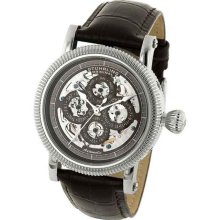 Stuhrling Symphony Maestro II Skeleton GMT Watch 150A.3315K59