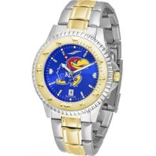 Suntime Kansas Jayhawks Competitor AnoChrome Two Tone Watch