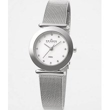 Swarovski Crystal Stainless Steel Mesh Bracelet Watch