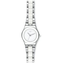 Swatch STYLS141G SS2006 White Dial Stainless Steel Women's Watch