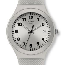 Swatch Ygs4032 Silver Effect Aluminium Watch