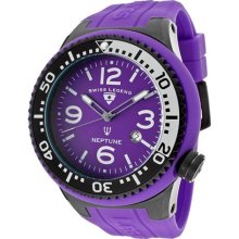 SWISS LEGEND Watches Men's Neptune Violet Dial Violet Silicone Violet