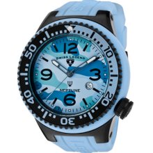 SWISS LEGEND Watches Men's Neptune (52 mm) Light Blue Camouflage Dial