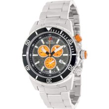 Swiss Precimax Men's Pursuit Pro SP13288 Silver Stainless-Steel Swiss Chronograph Watch with Grey Dial