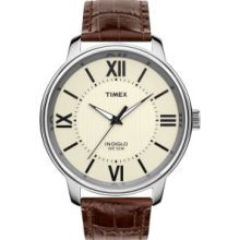 T2n692 Timex Classics Watch Indiglo Big Easy Reader Roman Numbers T2n692tg