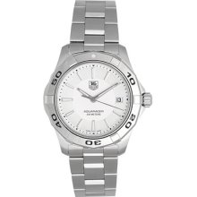 Tag Heuer Aquaracer Men's Steel Watch With Silver Dial Wap1111.ba0831