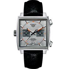 Tag Heuer Men's Monaco Silver Dial Watch CAW211C.FC6241