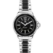 Tag Heure Formula 1 ladies ceramic watch diamonds GENUINE WITH ALL PAPERS