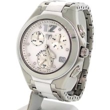 Technomarine 708104 Neo-classic White Ceramic Chronograph + Box & Paper