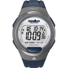 Timex Ironman Men's 10 Lap Watch - Blue/Grey