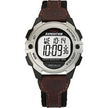 Timex Men's Expedition Brown Chronograph/Alarm/Timer Men's