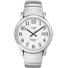 Timex Men's T2H451 Silver Stainless-Steel Quartz Watch with White ...