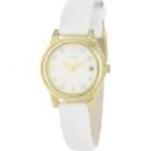 Timex Women's T2N4499J Updated Dress Swarovski Crystals on White Dial