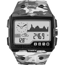 Timex WS4 Expedition Watch: White/Grey Camo